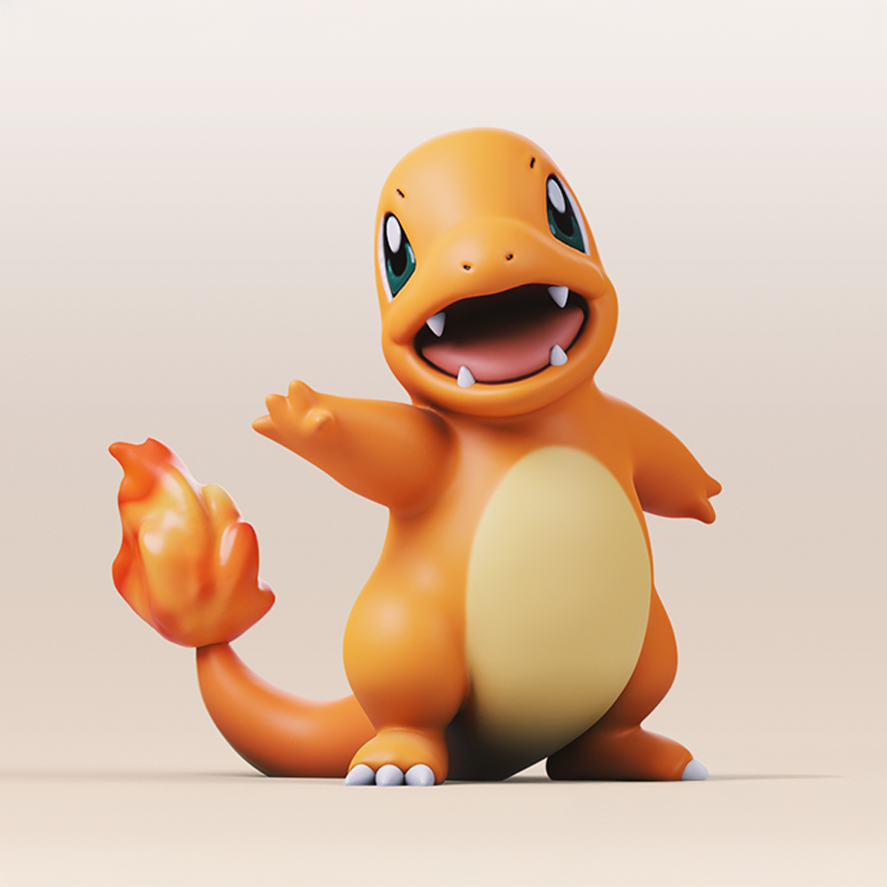 Flareling – Adorable Fire Lizard Figurine